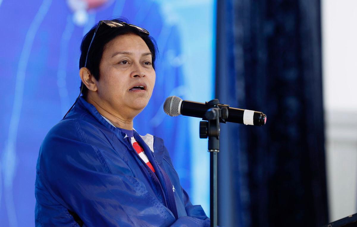 Menteri Di Jabatan Perdana Menteri (Undang-Undang Dan Reformasi Institusi), Datuk Seri Azalina Othman Said berucap pada Majlis Himpunan Bulanan dan Majlis Kibaran Jalur Gemilang Sempena Hari Kebangsaan dan Hari Malaysia 2025 hari ini. - fotoBERNAMA