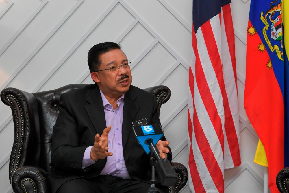 Chief Secretary to the Government Tan Sri Mohd Zuki Ali spoke when met by BERNAMA, regarding the Establishment of the Emergency Management Technical Committee at the Prime Minister’s Office Perdana Putra on Jan 17. --fotoBERNAMA (2021) COPYRIGHTS RESERVED