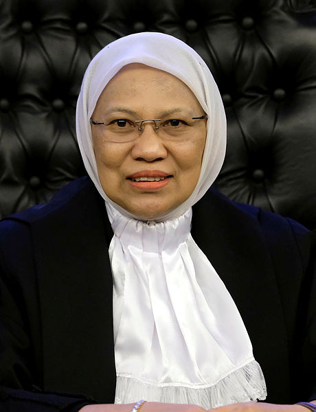 Federal Court judge Datuk Rohana Yusuf, 63, today became the first woman to be elevated as the President of the Court of Appeals, at the Palace of Justice. — Bernama
