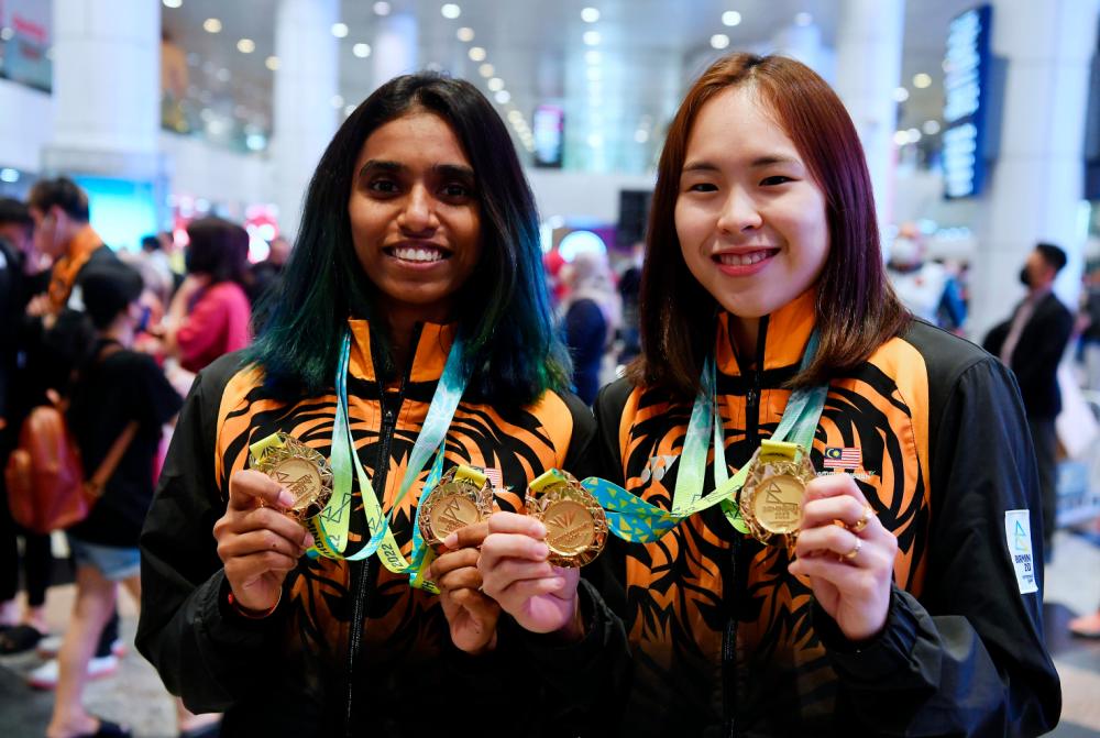 Nation’s women’s doubles pair, Pearly Tan and M Thinaah. - BERNAMApix