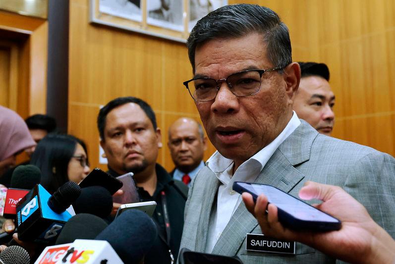 Menteri Dalam Negeri Datuk Seri Saifuddin Nasution Ismail - fotoBERNAMA