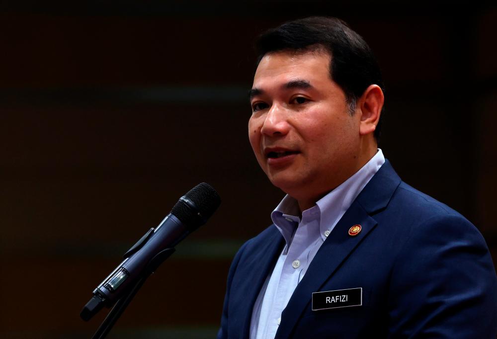 Economy Minister Rafizi Ramli. BERNAMAPIX