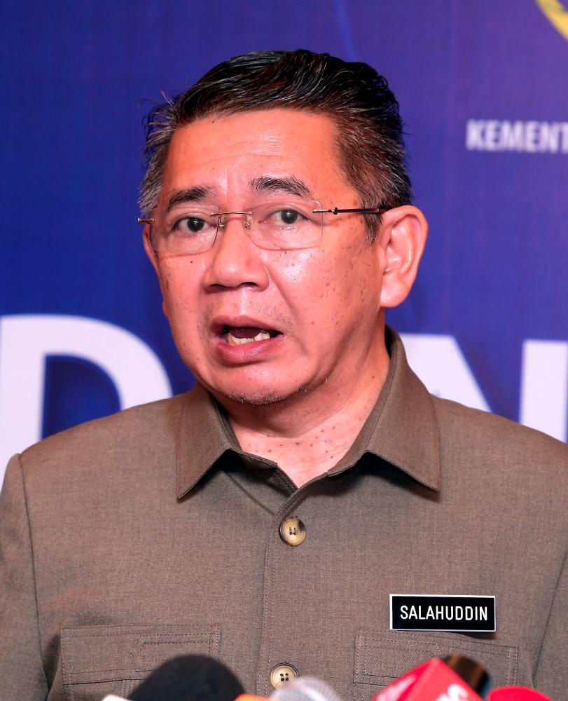 Agro-based Industry Minister Datuk Salahuddin Ayub. — Bernama