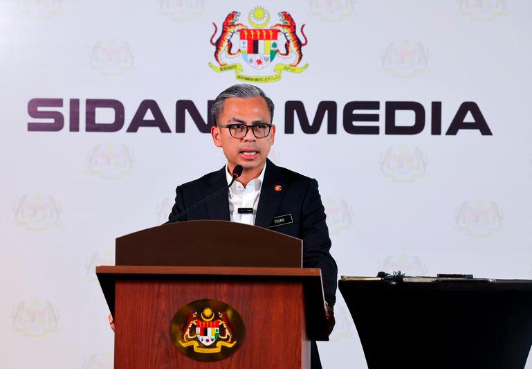 Communications Minister Fahmi Fadzil - BERNAMApix