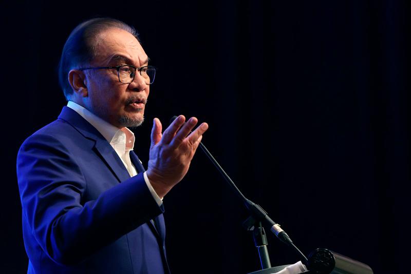 Perdana Menteri Datuk Seri Anwar Ibrahim. - fotoBERNAMA