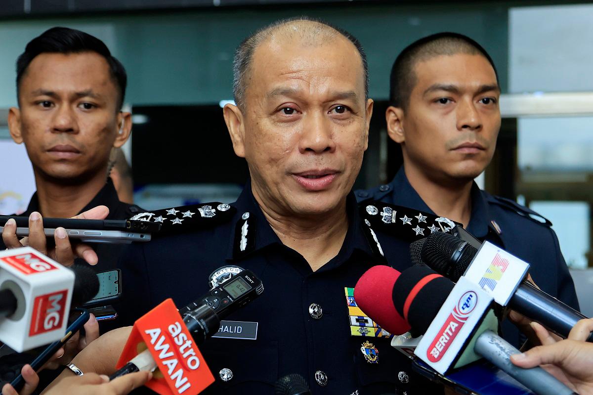 Ketua Polis Negara Datuk Seri Mohd Khalid Ismail. - fotoBERNAMA
