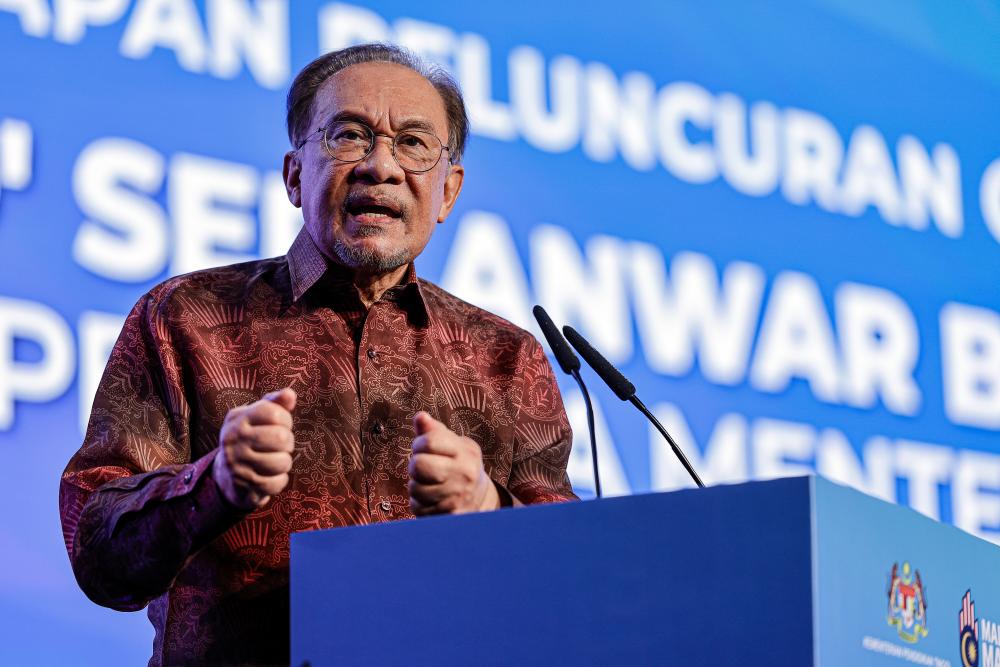 Prime Minister Datuk Seri Anwar Ibrahim - BERNAMApix