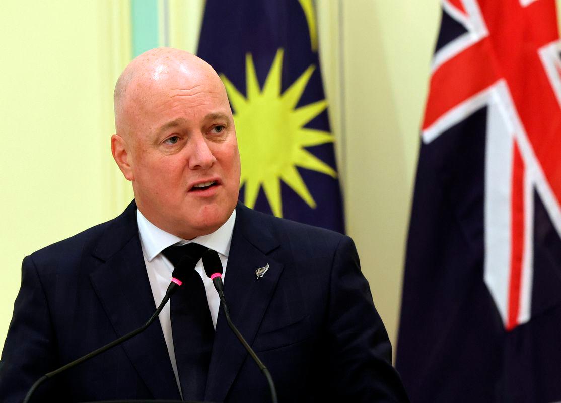 New Zealand Prime Minister Christopher Luxon. Bernamapix