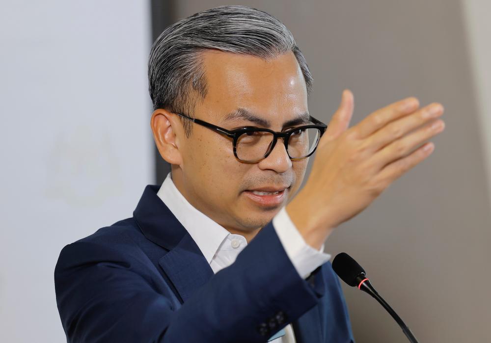 Communications Minister, Fahmi Fadzil. - BERNAMAPIX