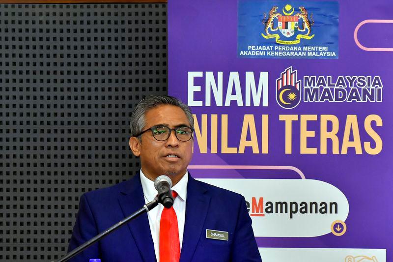 Chief Secretary to the Government (KSN) Tan Sri Shamsul Azri Abu Bakar - BERNAMApix