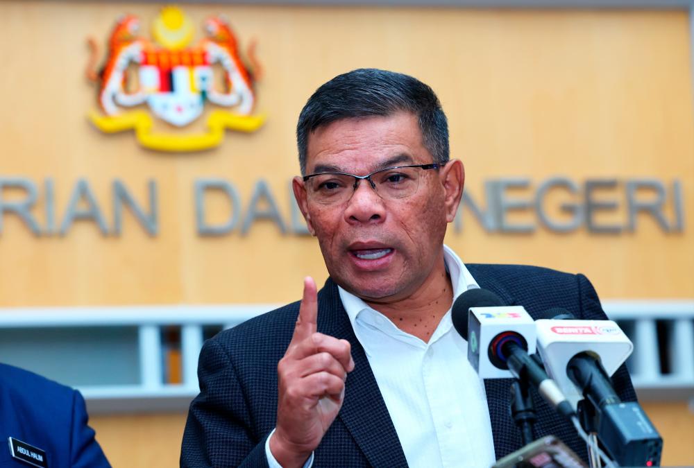 Home Minister Datuk Seri Saifuddin Nasution Ismail - BERNAMAPIX