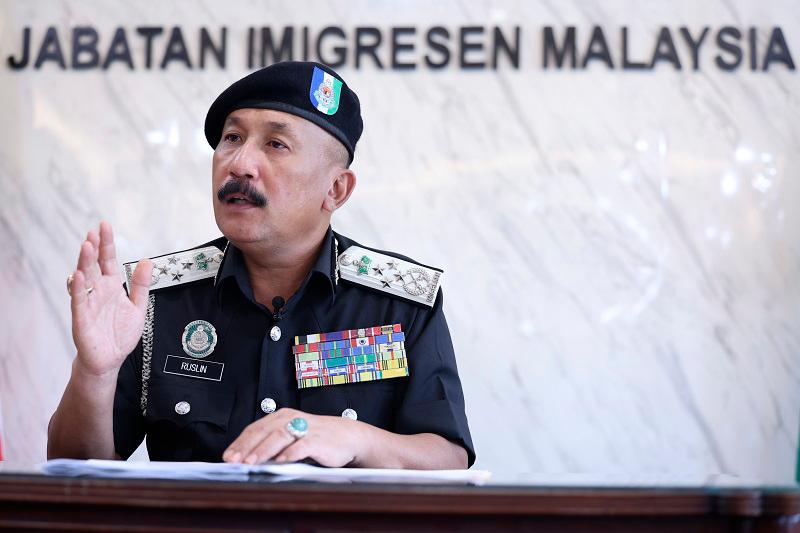 Immigration Department Director-General, Datuk Ruslin Jusoh. - BERNAMApix