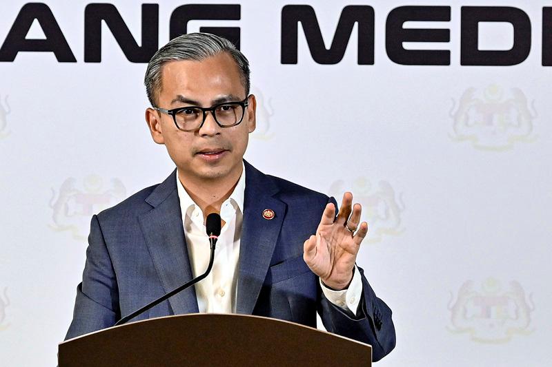 Communications Minister, Fahmi Fadzil. - BERNAMApix