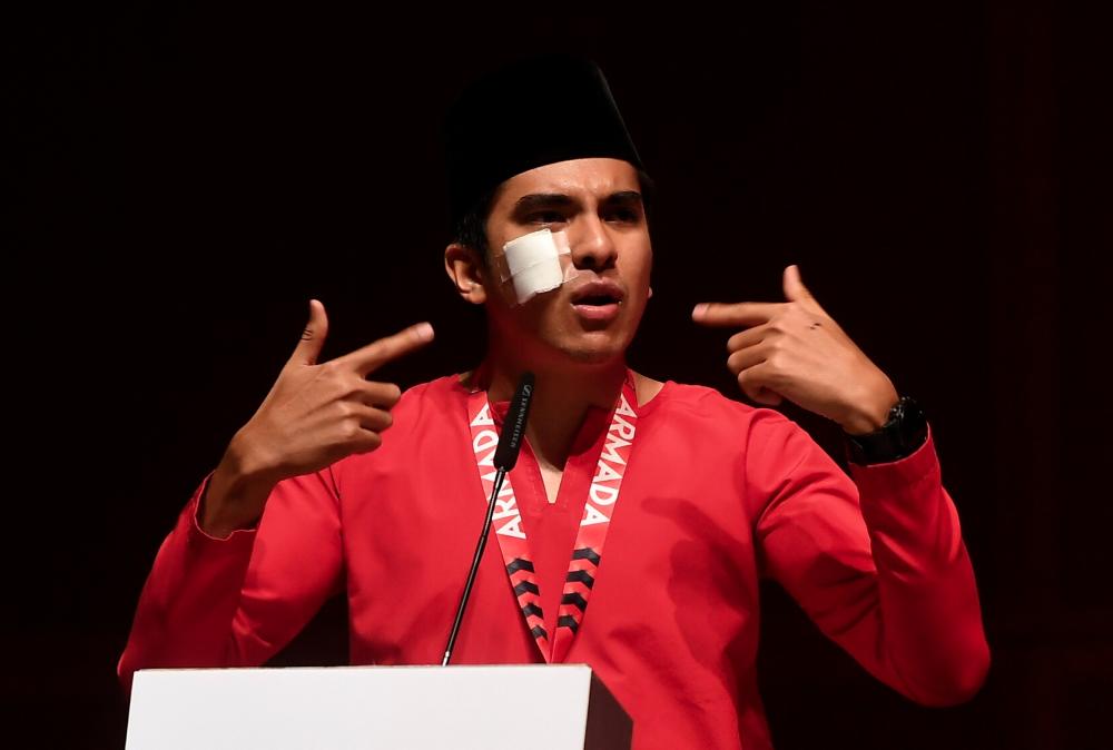 Parti Pribumi Bersatu Malaysia (Bersatu) Armada (Youth) chief Syed Saddiq Syed Abdul Rahman. — Bernama
