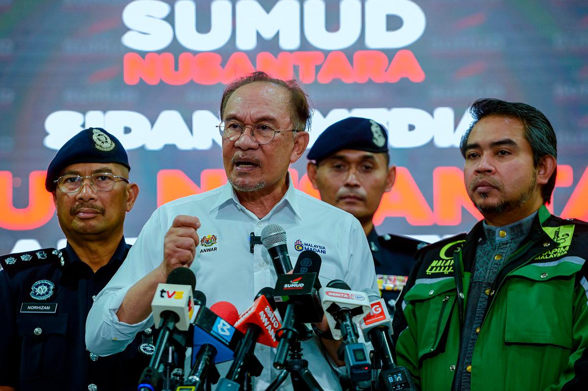Perdana Menteri Datuk Seri Anwar Ibrahim. - fotoBERNAMA
