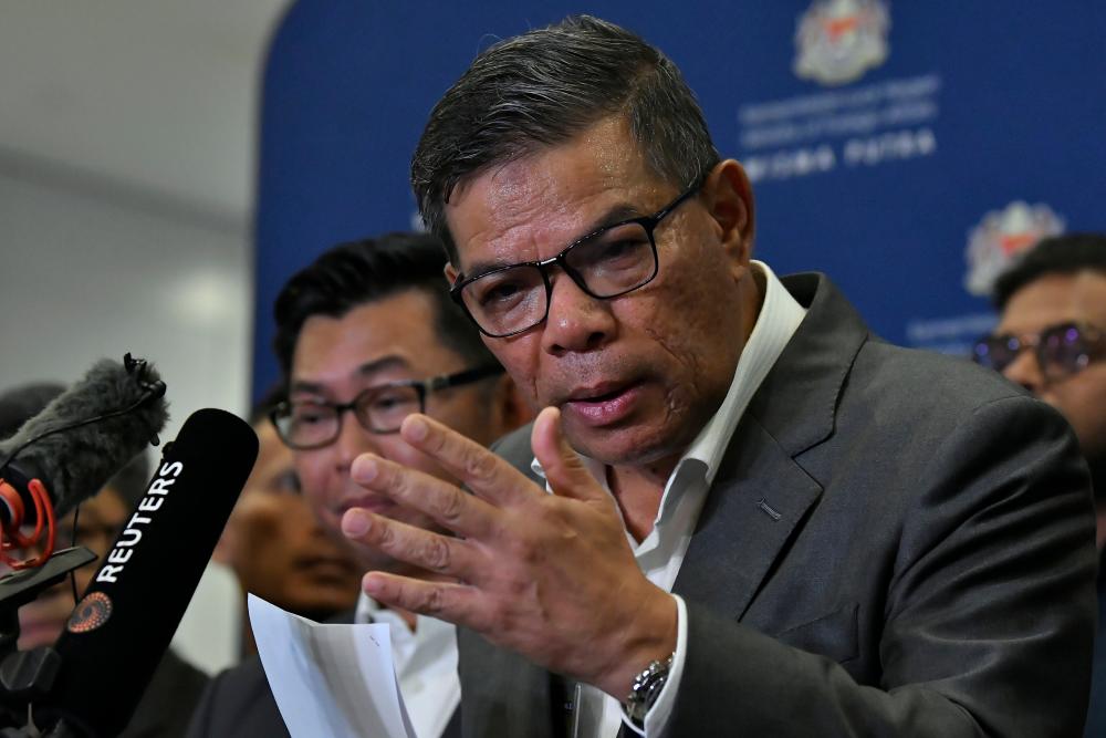 Menteri Dalam Negeri Datuk Seri Saifuddin Nasution Ismail - fotoBERNAMA