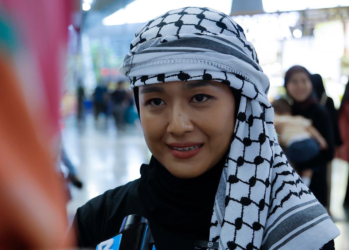 Influencer Farah Lee. - BERNAMApix