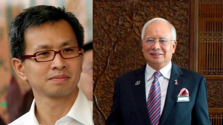 Pua (L) and Najib.