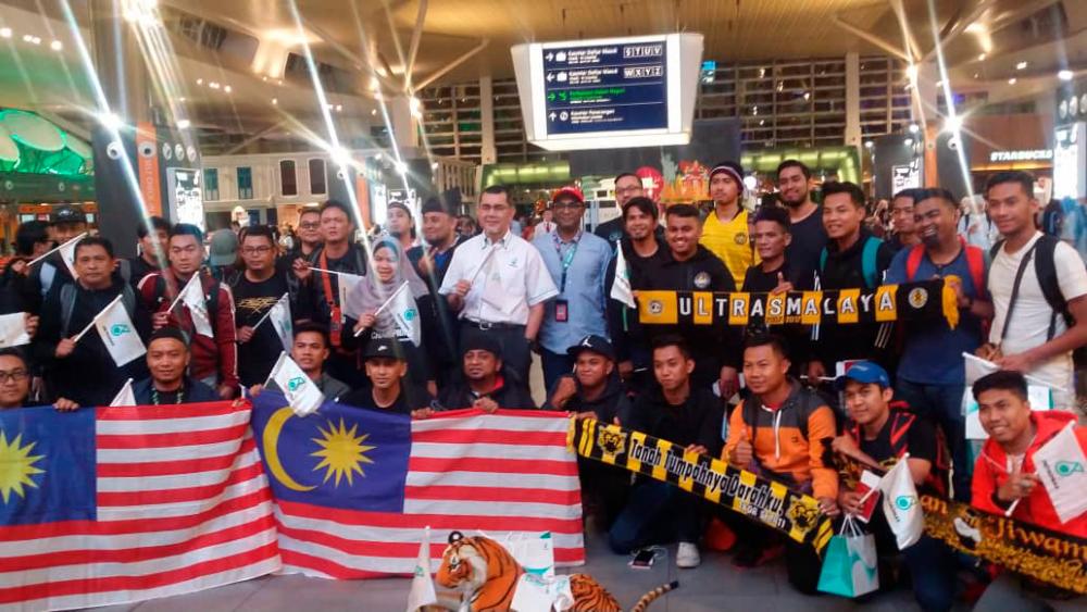 Harimau Malaya supporters setting off to Hanoi for the AFF Suzuki Cup Final second leg between Vietnam and Malaysia