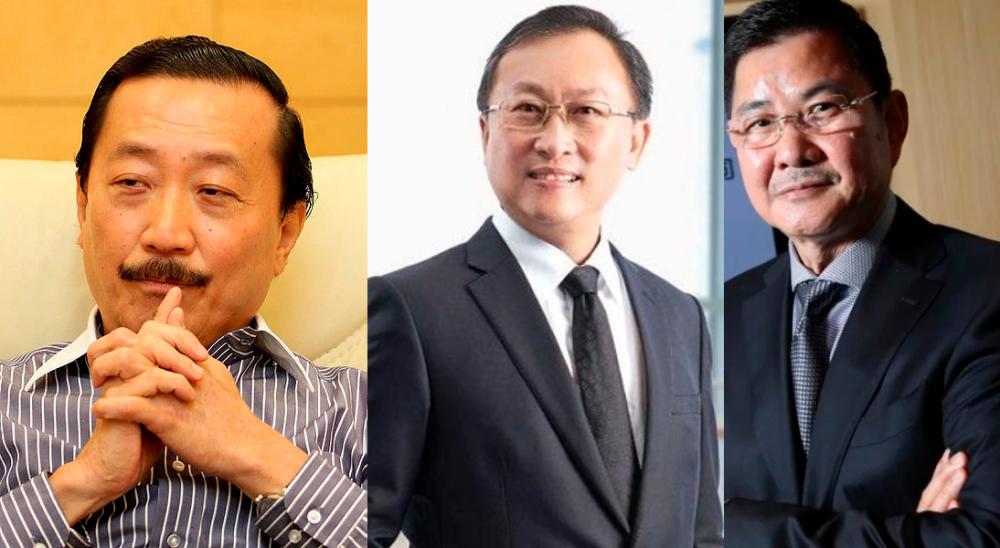 (L-R) Berjaya Corp founder Tan Sri Vincent Tan, BGMC-Corp Chairman &amp; Executive Director Tan Sri Barry Goh and Nirvana Group’s founder and Executive Director Tan Sri David Kong