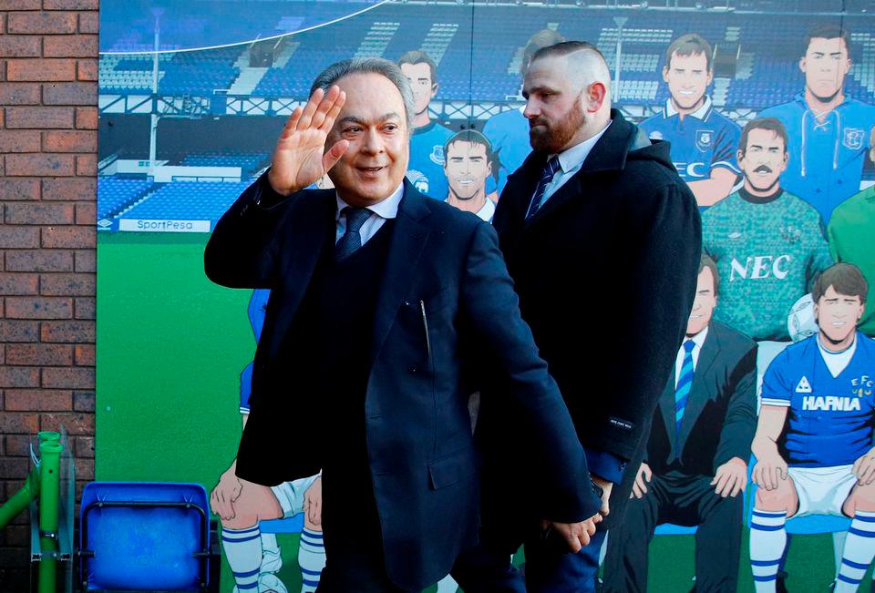 Soccer Football - Premier League - Everton v Arsenal - Goodison Park, Liverpool, Britain - December 21, 2019 Everton owner Farhad Moshiri arrives before the match REUTERSPIX