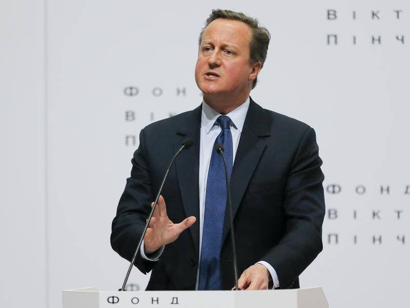 Former British prime minister David Cameron (pix)
