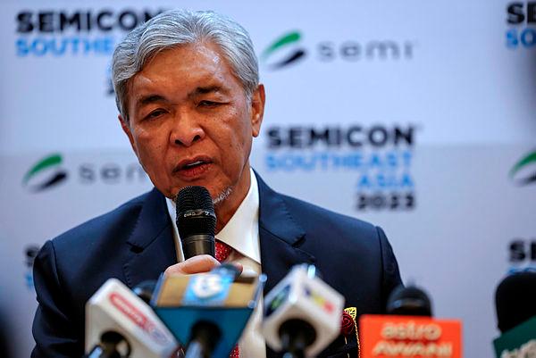 Datuk Seri Dr Ahmad Zahid Hamidi–fotoBernama