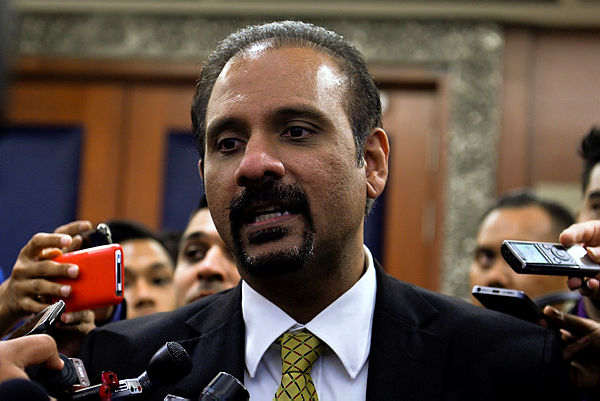 Lawyer Ramkarpal Singh, who is representing Lim Guan Eng, Lim Kit Siang, Tony Pua and Liew Chin Tong in this case. — Bernama