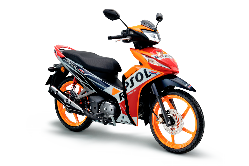 $!The current Repsol Edition variant which is only available in the double disc-brake configuration will be maintained.