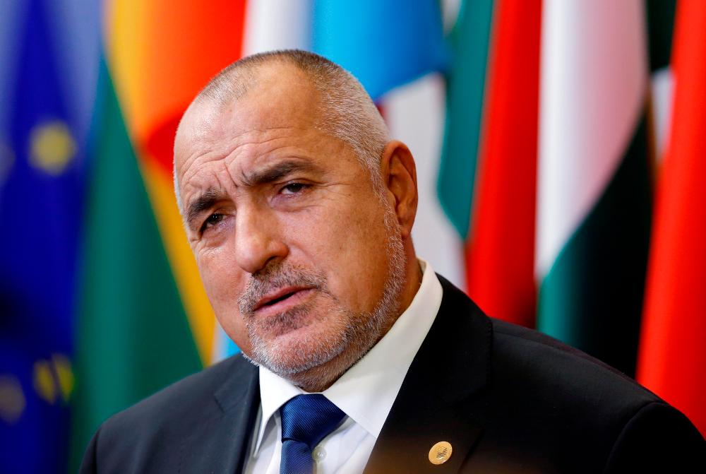 Earlier yesterday Bulgarian Prime Minister Boyko Borissov (pic) said he was self-isolating after he was informed that Deputy Construction Minister Nikolay Nankov had tested positive. — Reuters file pic