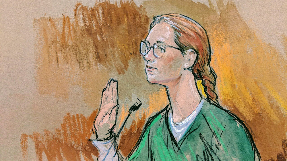 Accused Russian agent Maria Butina is seen in this courtroom sketch in Washington on December 13, 2018. — Reuters
