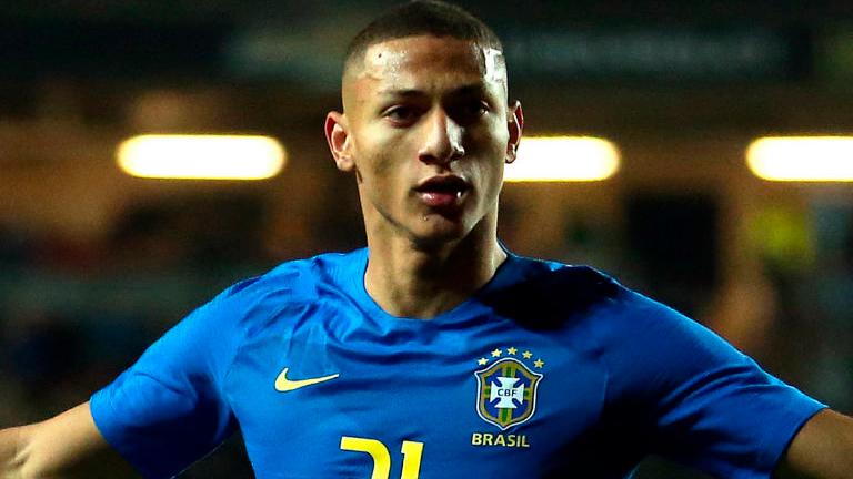 Richarlison’s superb season gets even better with goal for Brazil