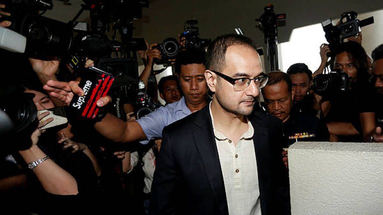 Riza Aziz, stepson of former prime minister Datuk Seri Najib Abdul Razak, arrives at a court in Kuala Lumpur, July 5, 2019. — Reuters