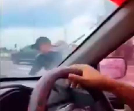 Tangkap layar dari video di media sosial.