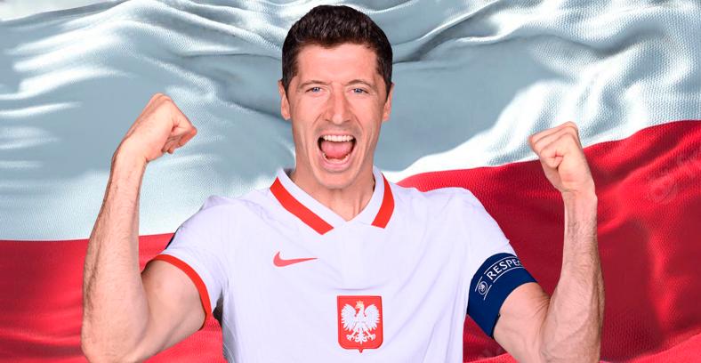 Poland talisman Robert Lewandowski.