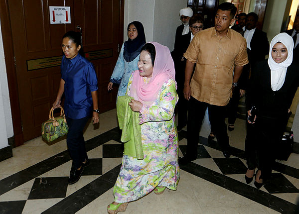 Wife of the former prime minister, Datin Seri Rosmah Mansor. Picture from Jan 9, 2019. — BBXpress