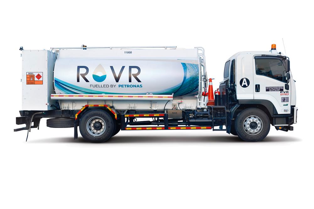 $!A ROVR B2B 11,000-litre lorry.