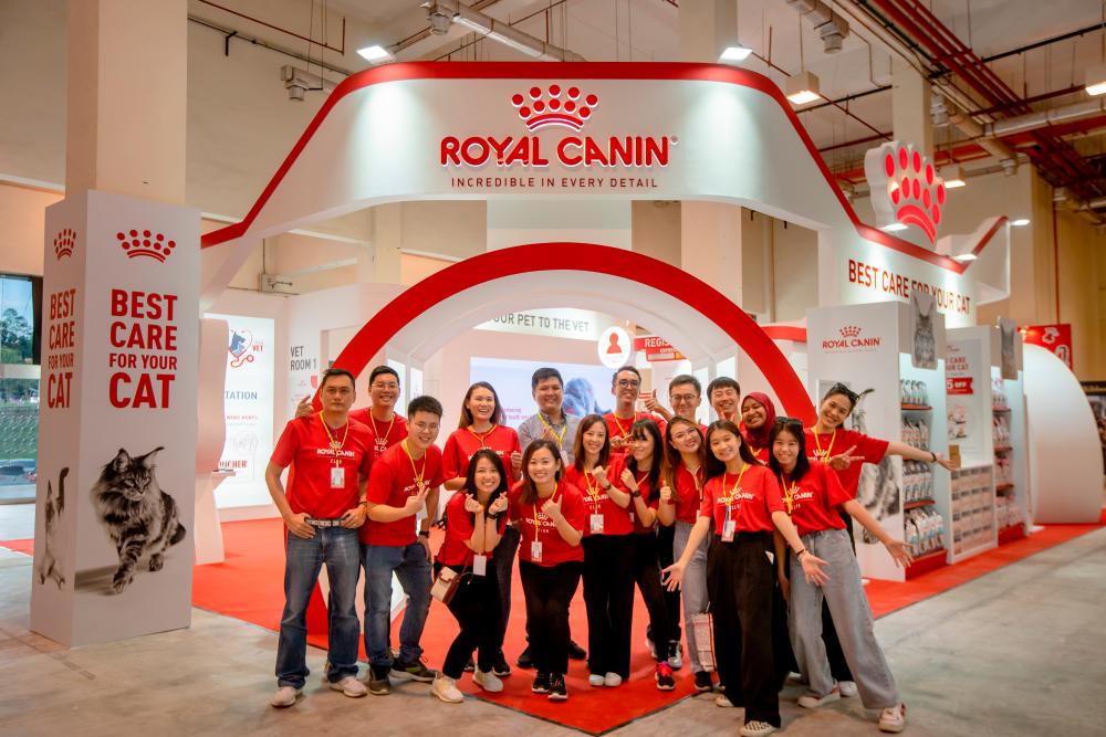 Royal Canin at the recent Cat Expo. $!Royal Canin at the recent Cat Expo.
