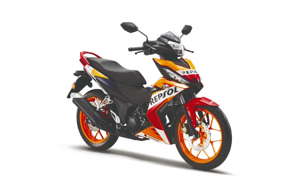 $!RS150R in the popular Repsol Edition livery.