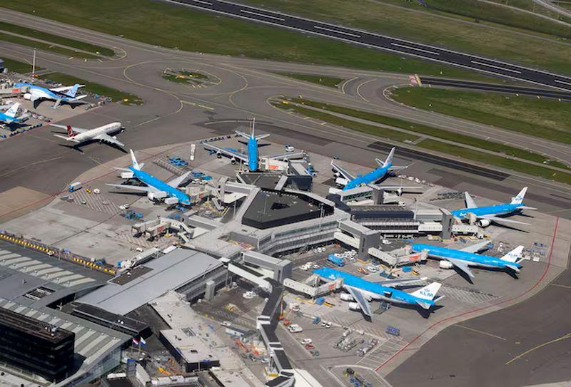 KLM aircraft are seen on the tarmac at Schipol airport near Amsterdam - REUTERSpix