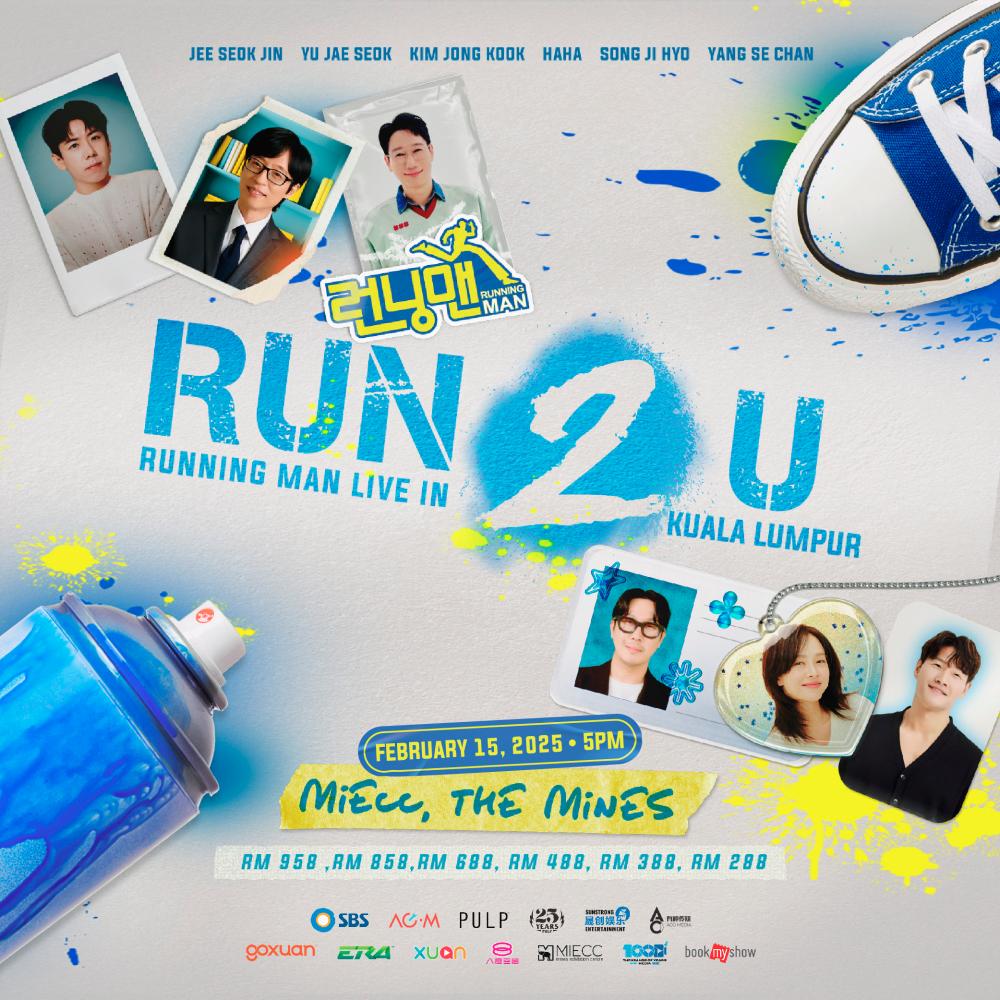 Running Man will meet Malaysian fans on Feb 15, 2025 after a seven-year hiatus since its last visit to the country.