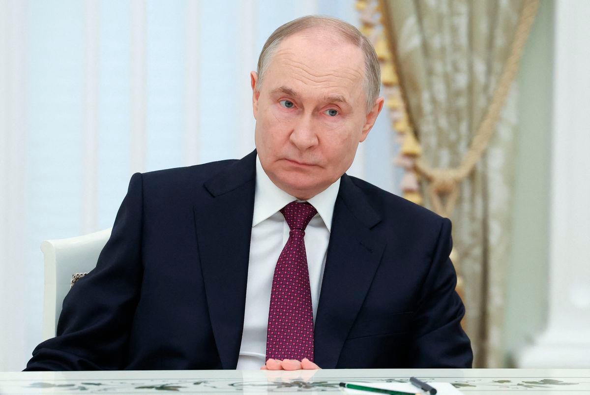 Russia’s President Vladimir Putin. (Photo by Alexander KAZAKOV / POOL / AFP)