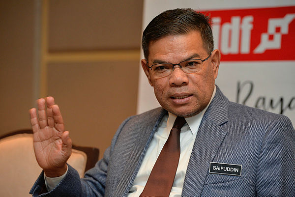 PKR secretary-general Datuk Seri Saifuddin Nasution Ismail. — Bernama