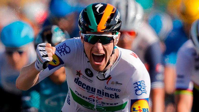 (video) Bennett gets first Tour de France stage win, Roglic retains overall lead