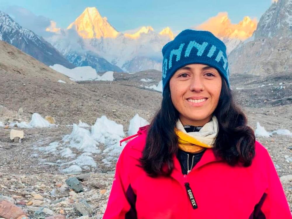 Pendaki gunung terkenal Samina Baig, 32, mendaki Gunung K2 pada pagi Jumaat, lapor media Pakistan. Kredit: Instagram/Samina Baig