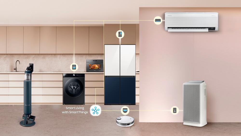 $!The lineup of Samsung Bespoke AI technologies powering the future of homes with refrigerators, washers, air conditioners and vacuums.