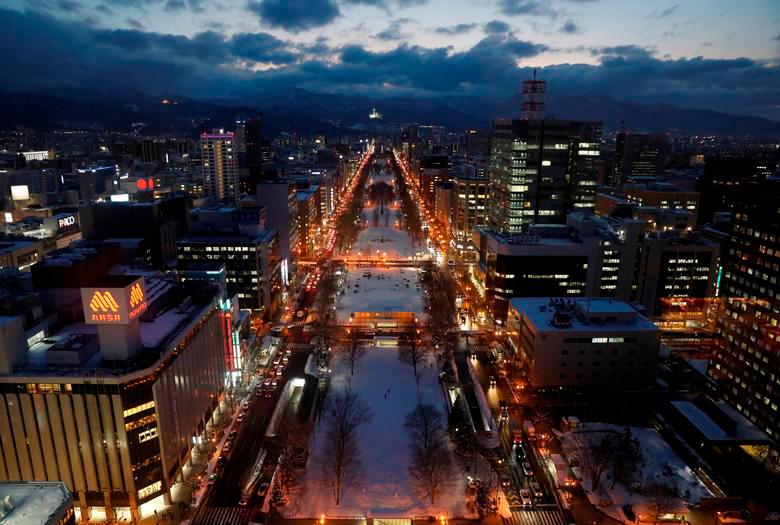General view of the Sapporo Odori Park and city center in Sapporo, Hokkaido, Japan, February 25, 2020. — Reuters