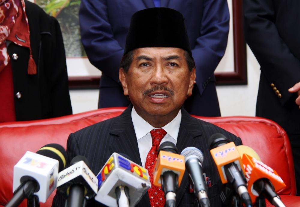 Sabah chief minister Tan Sri Musa Aman