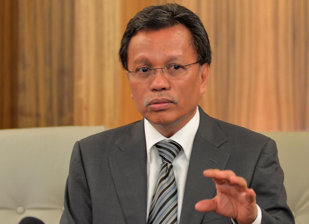 Sabah Chief Minister Datuk Seri Mohd Shafie Apdal. — Bernama