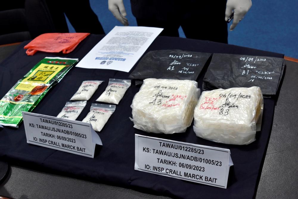 Polis Tahan Lelaki Tempatan, Rampas 2.1 Kg Syabu Di Tawau